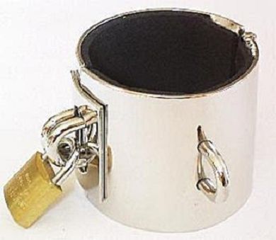Edelstahl Handfessel Fufessel (1 Paar) - Umfang 23,5 cm - hochglanzpoliert