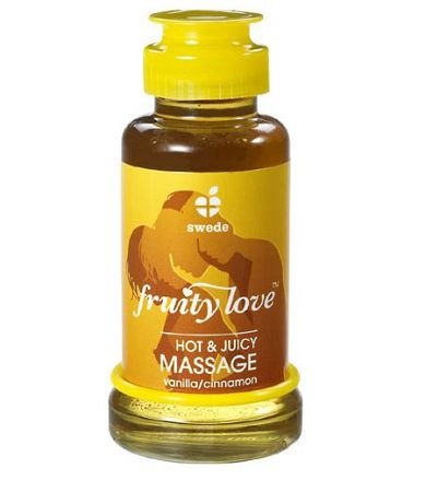 fruity love hot & juicy Massage-Lotion Vanille/Zimt-Aroma