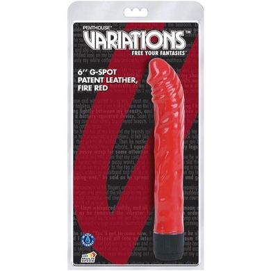 VARIATIONS? 6 inch G-Spot Patent Leather, Fire Red