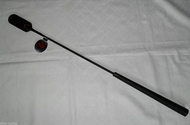 GERTE REITGERTE "Sport" Reitstock Lederklatsche schwarz