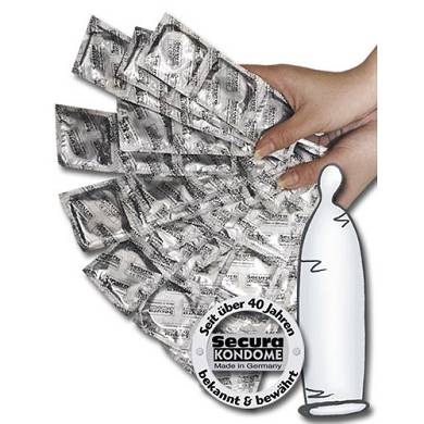 Secura Transparente Kondome - 1.000 Stck