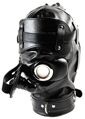 Bondage Maske mit Penis Mund Knebel