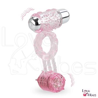 Penisring mit 2 Vibro-Bullets