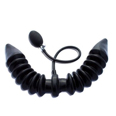 Doppeldildo aufpumpbare Raupe 53 x 6,5 cm