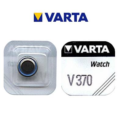 2 Stück VARTA V370 Knopfzelle Batterie - SR69 - SR920W Uhrenbatterie SR920