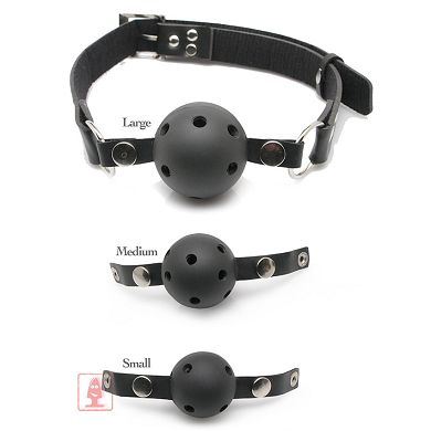 Ball Gag Trainings System - mit 3 Gag Balls