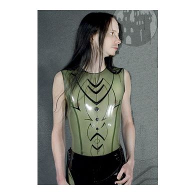 Latex Tanktop / Latextrgershirt - bemalt