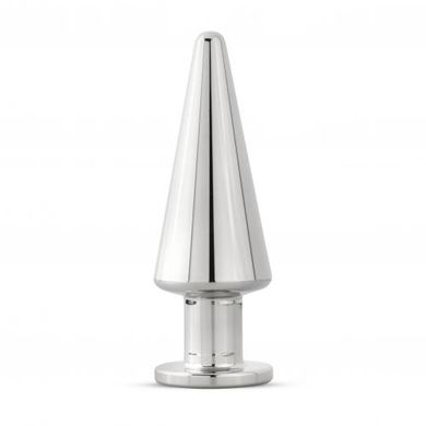Spitz zulaufender Analplug aus Metall