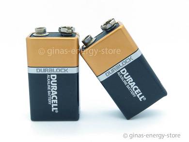 @ 12X DURACELL 9V Block MN1604 9 Volt Batterie NEU OEM
