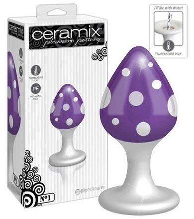Ceramix No. 1 - Analplug aus Keramik - mit Wasser befllbar