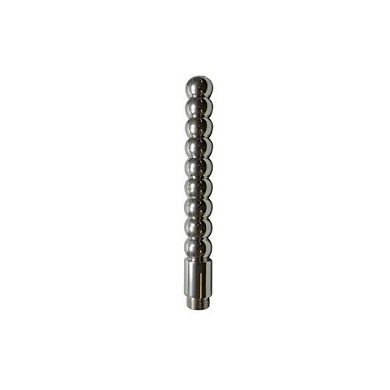 Intimdusche Analdusche mit 9 Kugeln wählbar in Edelstahl oder Aluminium (Edelstahl)