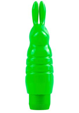 9 x 2,5 cm Minivibrator LIL RABBIT green