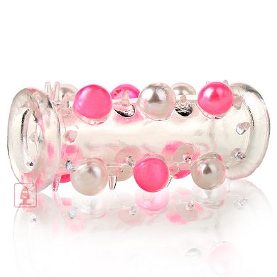 Penishlle Gladiator mit festen Perlen - transparent