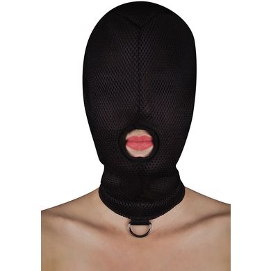 OUCH Extreme Mesh Mask One Hole with D-Ring black M-XL