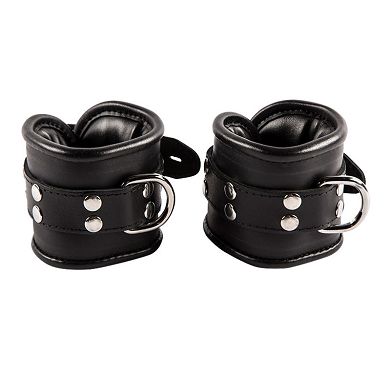 DeLuxe Leder Handfesseln - BREIT schwarz