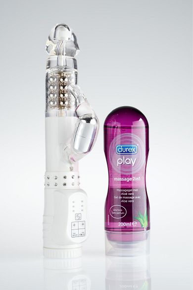 Kombi-Paket: Vibrator + Gel von DUREX