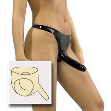 Latex Slip mit Penis