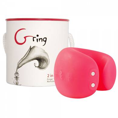 G-Vibe - Gring - Finger Vibe - 4 x 3 cm - in Rosa