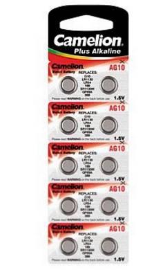 10 X AG10 LR 54 - LR1130 - L1131 Uhrenbatterie Neu Im Blisterpack
