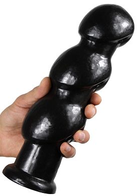 27 x 8 cm ANALE GRANDE Dildo TRES AMIGOS black