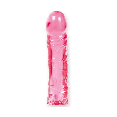 Kristall Dildo, 20,5 x 4 cm Pink