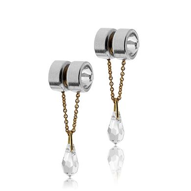 Lip Gems Teardrop, silber