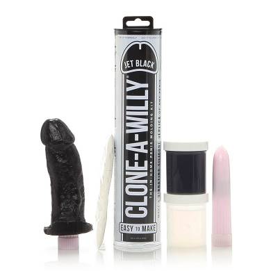 Clone A Willy Jet Black - mit Vibration
