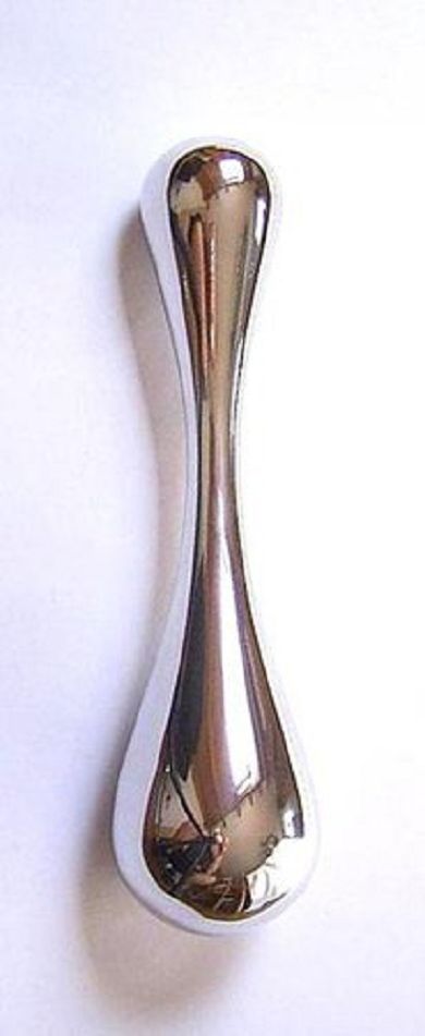 Dildo Goccio in Tropfenform - massives Aluminium - hochglanzpoliert