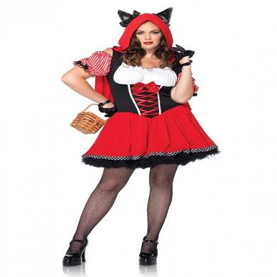 Red Riding Wolf- Kostm Set 2TLG.-Queensize