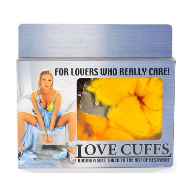 Love Cuffs gelb, Handschellen