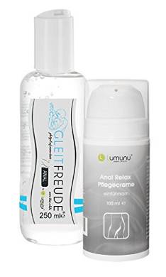 Deluxe Sortiment Gleitfreude Anal (250ml) + Pflegecreme (100ml)