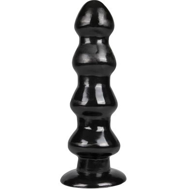 32 x 9 cm Master Series Four Stage Rocket Dildo black
