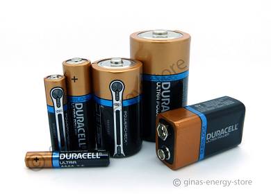 DURACELL ULTRA POWER Batterien Mignon AA, Micro AAA, Baby C, Mono D, 9V Block
