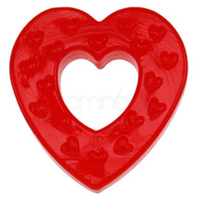 Heart Shape Silicone Cockring rot