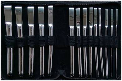 Dilator Hegar massiv Dilatator Dilatatoren Prinzenzepter Ø 4 mm - 17 mm