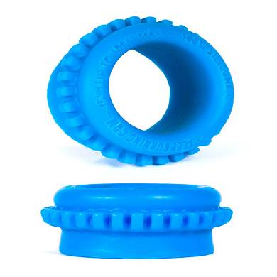 Burning Wheels 100% Silikon Cockring CK09 Blau