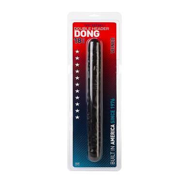 Double Header Veined Dong ca. 45.5cm black
