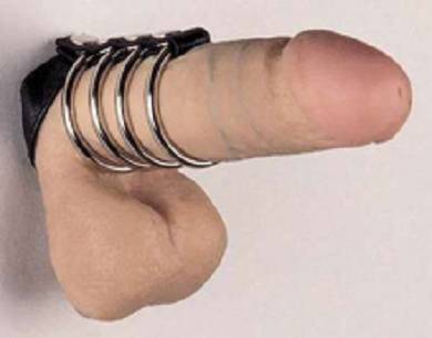 Cock-Ring mit 4 Chromringen