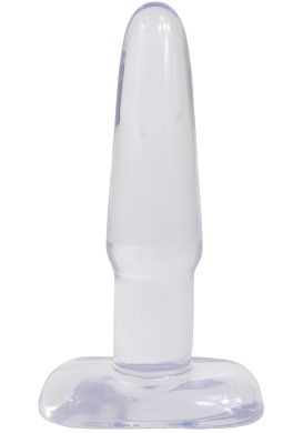 14 x 3,3 cm Clear Stone Jelly Butt Plug No.2