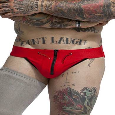 jackadams Gridiron Jockstrap Red/Black