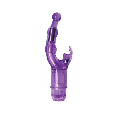 "Jubilee" Dual Massager - 23 x 7 cm - in Violett