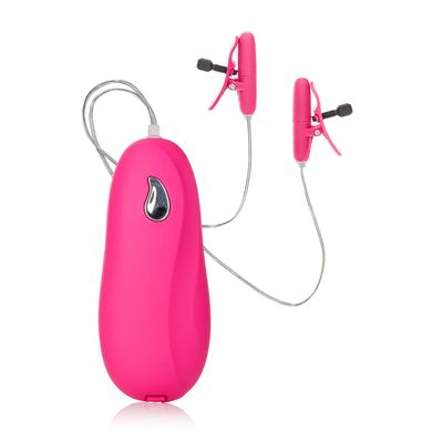 Nippelklemmen mit Vibration und Wärmefunktion klein pink