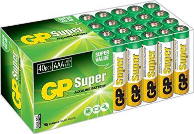 GP LR03 Micro AAA Super Alkaline (40-er Pack)
