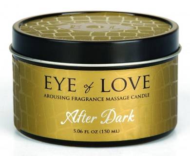 (15,27 EUR / 100 ml) 150ml EYE OF LOVE Pheromon-Massage Kerze - After Dark