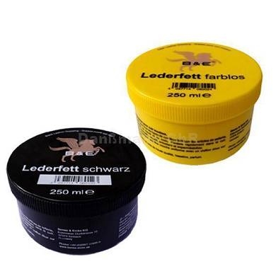 250 ml Lederfett farblos oder schwarz wählbar,Lederpflege, Schuhe,Trensen