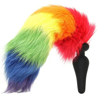10 x 3,6 cm Master Series Rainbow Tail Anal plug