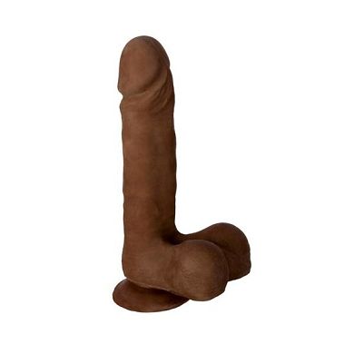 Pure Skin ® Player(TM) Penis mit Saugnapf 6.25" - Braun
