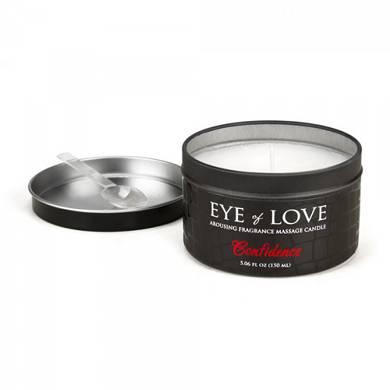 Eye Of Love - Confidence Massagekerze fr Ihn - in Schwarz