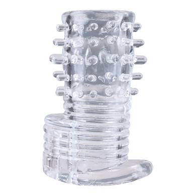 Kurze Penishülle mit Struktur - Transparent