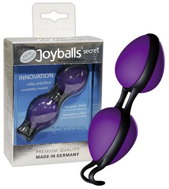 JOYballs SECRET Liebeskugeln violett/schwarz